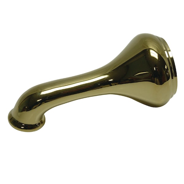 5" Tub Spout, Polished Brass